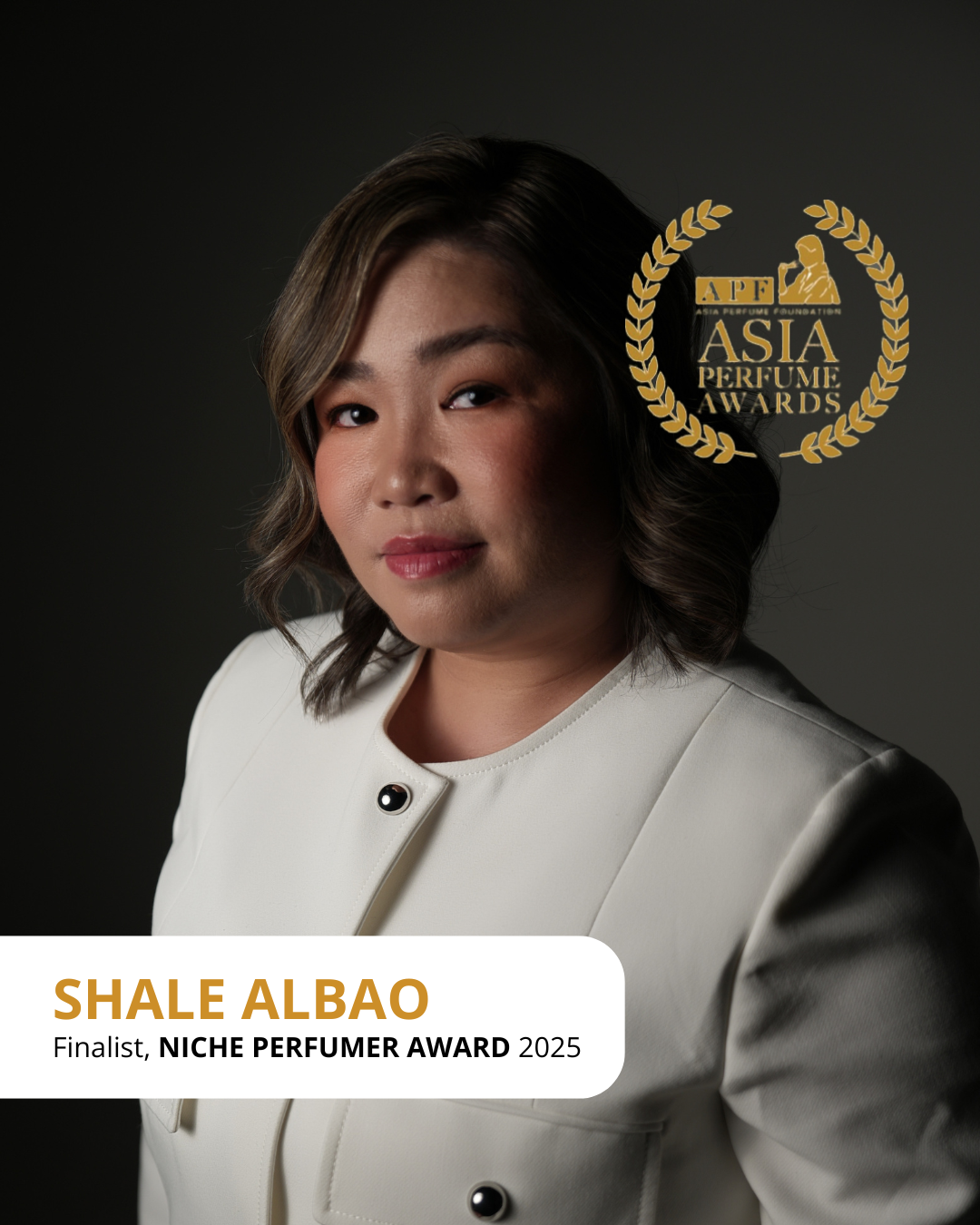 Shale Albao, Finalist for “Niche Perfumer” at Asia Perfume Awards 2025